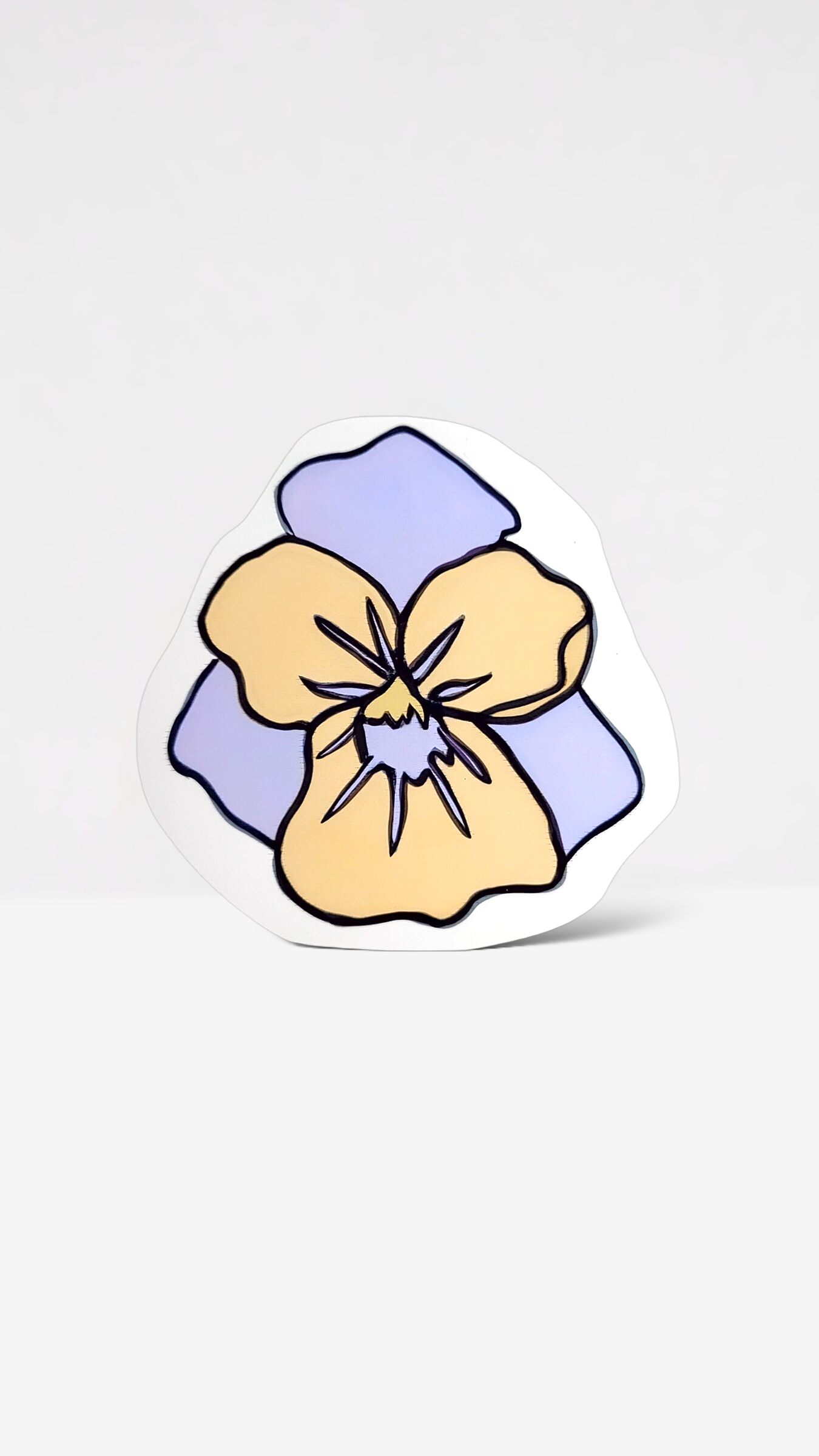 Golden Pansy Sticker