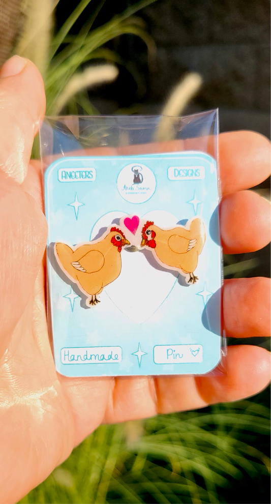 Lovingly Sweet Birds Pin